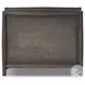Glenview Cracked Smoked Black Oak 3 Drawer Nightstand