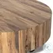 Hudson Spalted Primavera Large Round Occassional Table Set