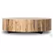 Hudson Spalted Primavera Large Round Occassional Table Set