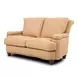 Hutton Tan Fawn Leather Living Room Set