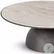 Corbett Creamy Taupe Marble Large Round Coffee Table