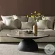 Corbett Creamy Taupe Marble Large Round Coffee Table