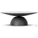 Corbett Creamy Taupe Marble Large Round Coffee Table