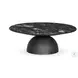 Corbett Polished Black Marble Large Round Occassional Table Set