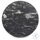 Corbett Polished Black Marble Large Round Occassional Table Set