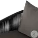 Porto Venao Charcoal Outdoor Swivel Chair