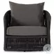 Porto Venao Charcoal Outdoor Swivel Chair