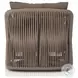 Porto Ellor Brown Outdoor Swivel Chair