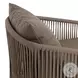 Porto Ellor Brown Outdoor Swivel Chair