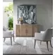 Simpatico White Dove Performance Fabric Arm Chair