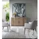 Simpatico White Oak and Carrara Marble Top Buffet