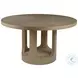 Simpatico White Oak Round Dining Table
