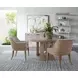 Simpatico White Dove Performance Fabric Woven Arm Chair