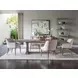 Simpatico White Dove Performance Fabric Arm Chair