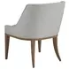 Simpatico White Dove Performance Fabric Side Chair