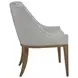 Simpatico White Dove Performance Fabric Side Chair