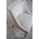 Simpatico White Dove Performance Fabric Woven Side Chair
