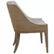 Simpatico White Dove Performance Fabric Woven Side Chair