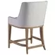Simpatico White Dove Performance Fabric Counter Height Stool