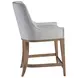 Simpatico White Dove Performance Fabric Counter Height Stool