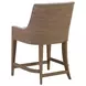 Simpatico White Dove Performance Fabric Woven Counter Height Stool