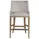Simpatico White Dove Performance Fabric Barstool