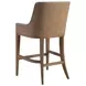 Simpatico White Dove Performance Fabric Woven Barstool