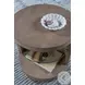 Simpatico White Oak Round End Table
