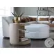 Simpatico White Oak Round End Table