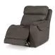 Hoopster Gunmetal 3 Piece 94" Power Reclining Console Modular Loveseat