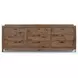 Glenview Weathered Oak Veneer Upholstered Bedroom Set