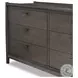Glenview Cracked Smoked Black Oak 9 Drawer Dresser