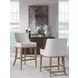 Simpatico White Dove Performance Fabric Barstool