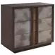 Andare Brown and Beige 3 Drawer Hall Chest