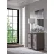 Andare Brown and Beige 3 Drawer Hall Chest