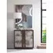 Andare Brown and Beige 3 Drawer Hall Chest