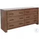 Golden Hearth Natural 6 Drawer Dresser