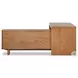 Posada Amber Oak Veneer 78" L-Shaped Desk