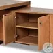 Posada Amber Oak Veneer 78" L-Shaped Desk