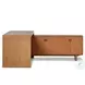 Posada Amber Oak Veneer 78" L-Shaped Desk