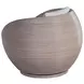 Solimar White Upholstered Swivel Chair