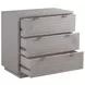 Solimar White Oak 3 Drawer Hall Chest