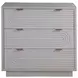 Solimar White Oak 3 Drawer Hall Chest