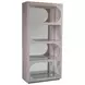 Solimar White Oak Etagere with LED