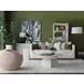 Solimar White Oak Etagere with LED