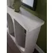 Solimar White Oak Rectangular Marble Top Console Table