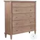 Golden Hearth Natural 5 Drawer Chest