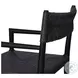 Lomas Black Teak Outdoor Dining Armchair