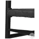 Lomas Black Teak Outdoor Dining Armchair