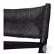 Lomas Black Teak Outdoor Dining Armchair
